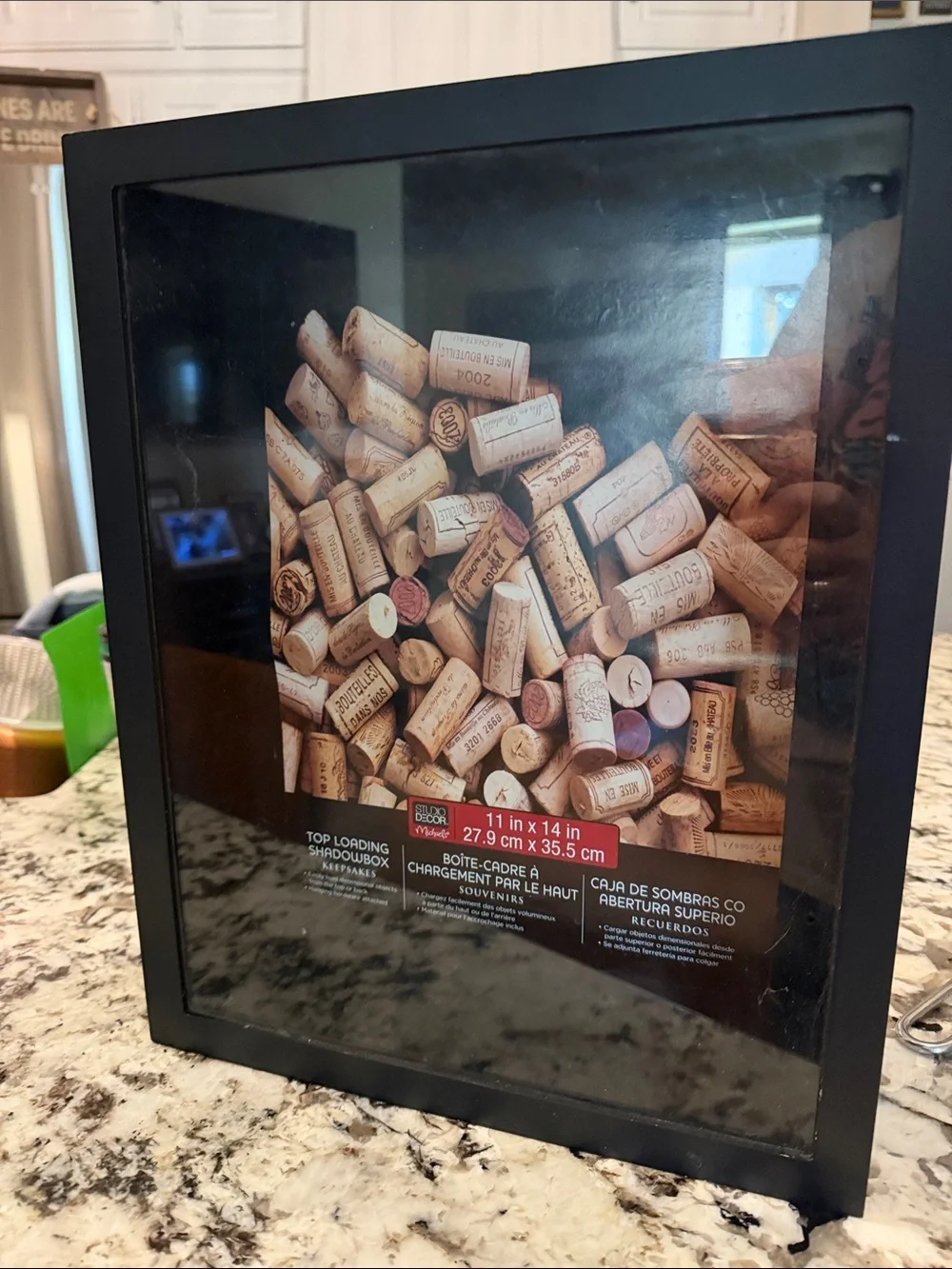 Premium Black Shadow Box Frame for Keepsake Display